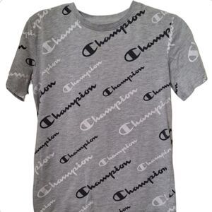 🚗SALE! 5/$50 Champion Logo Script T-shirt Big Boys Size XL